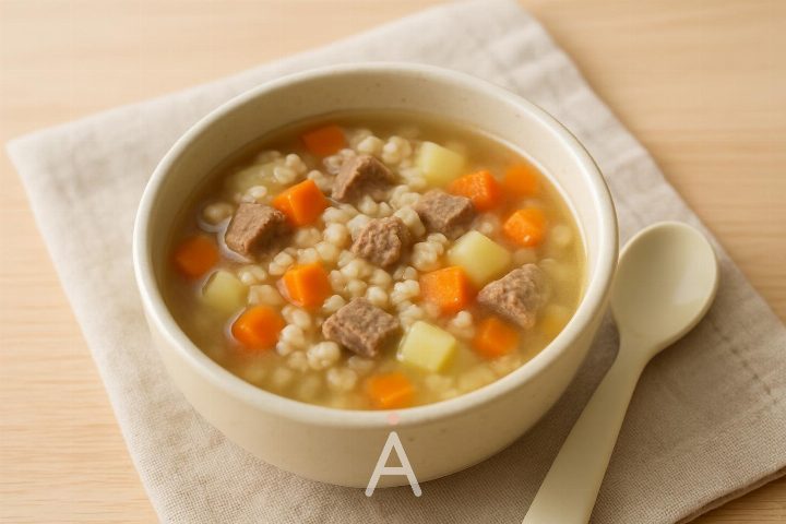 Крупеня (суп с перловкой) для малышей