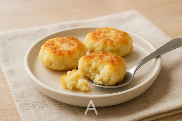 Рыбные котлетки из трески с картофелем