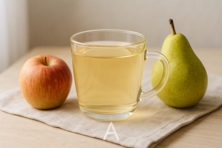Компот из свежих яблок и груш без сахара