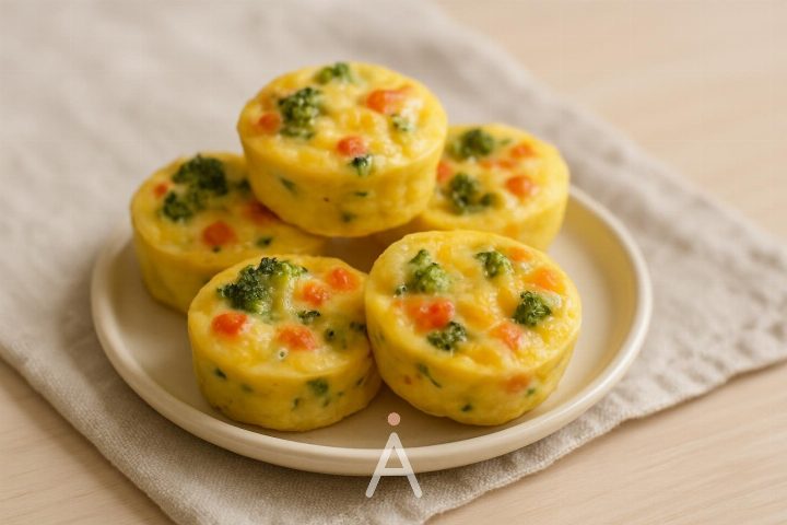 Яичные маффины с овощами