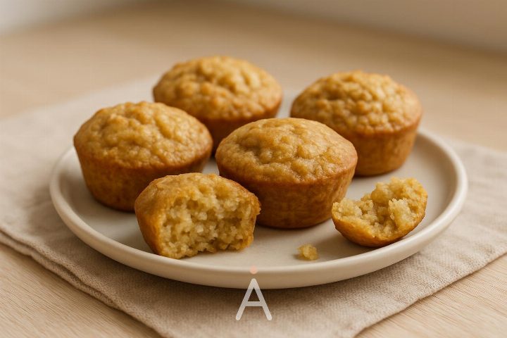 Банановые маффины без сахара