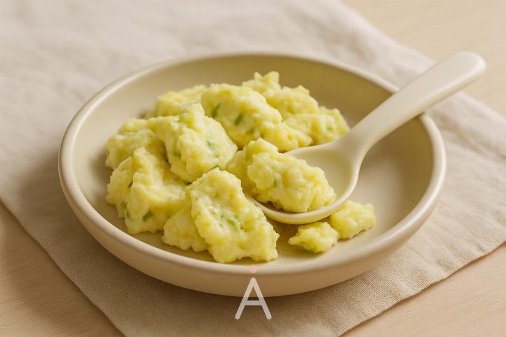 Паровой омлет с кабачком