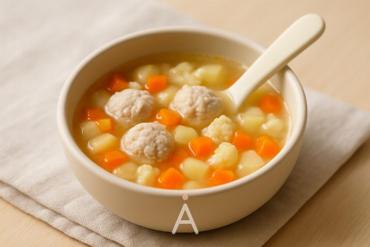 Овощной суп с фрикадельками